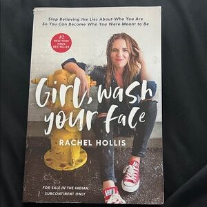 Girl, Wash Your Face by Rachel Hollis - White & Yellow Cover